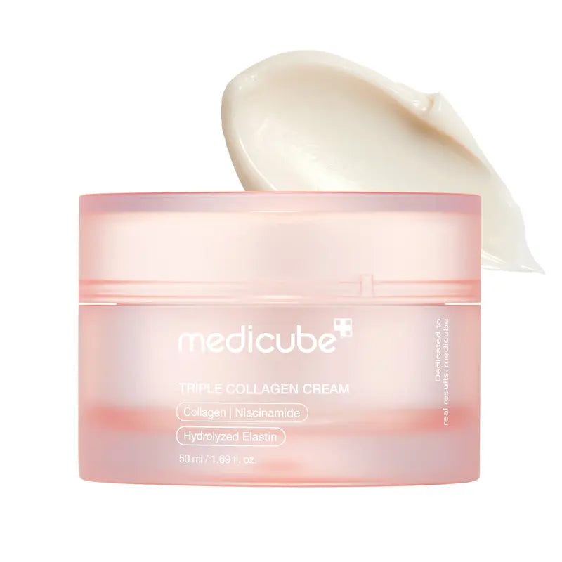[Medicube] Triple Collagen Cream (Collagen+Hyaluronic Acid+Niacinamide+Shea Butter) L Hydrating Moisturizer