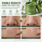 Holy Basil Bubble Deep Mask - Detoxifying Clay Mask with Sparkling Holy Basil & PHA for Pore Cleansing and Blackhead Removal, Korean Wash-Off Treatment for Clearer Skin, 90G