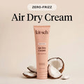 Kitsch Smoothing Air Dry Cream with Castor Oil - Vegan & Cruelty-Free Formula for Frizz-Free Styling - 5 Fl Oz / 148 Ml