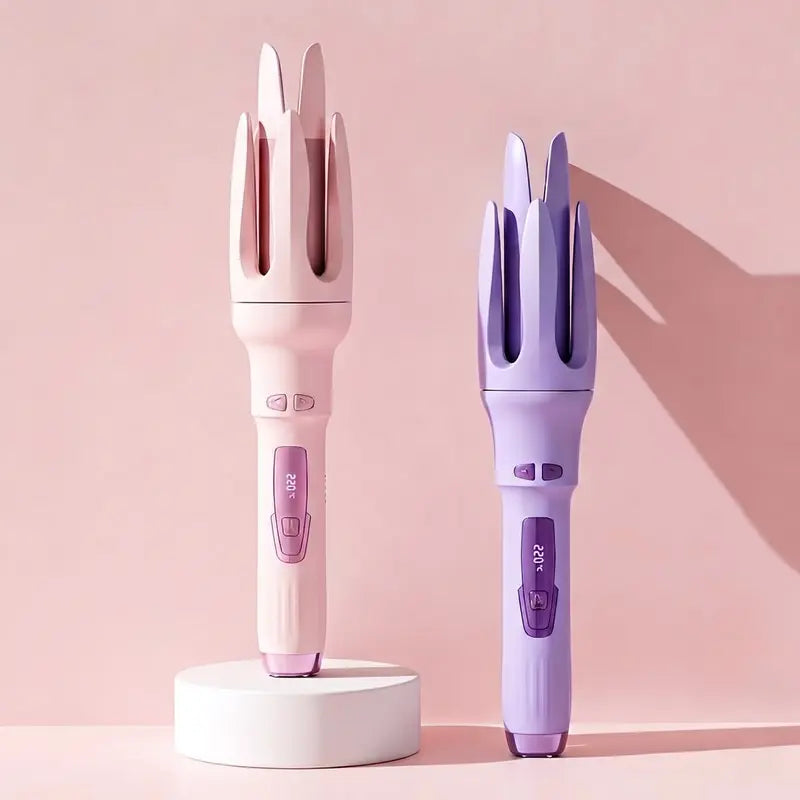 Revolutionary Automatic Hair Curler - 1.25" Styling Tool for Effortless Curls & Waves, Safe Anti-Scald Design, 4 Heat Settings, Quick Heating for Stunning Hairstyles