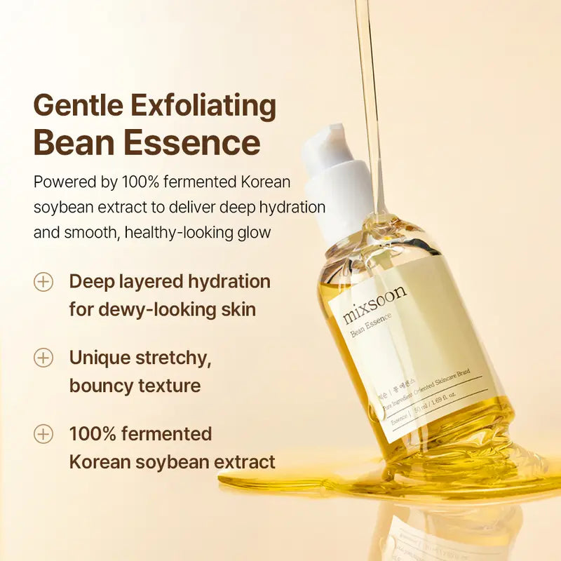Mixsoon Hydration Full Care Set | Bean, Centella, Hyaluronic Acid, and Soybean Milk | 6-Step Daily Glass Skin Routine | Vegan-Certified Korean Skincare Collection