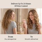 Kitsch Smoothing Air Dry Cream with Castor Oil - Vegan & Cruelty-Free Formula for Frizz-Free Styling - 5 Fl Oz / 148 Ml