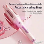 Revolutionary Automatic Hair Curler - 1.25" Styling Tool for Effortless Curls & Waves, Safe Anti-Scald Design, 4 Heat Settings, Quick Heating for Stunning Hairstyles