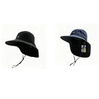 Ultimate Unisex Breathable Sun Hat for Parents and Kids - Wide Brim with Neck Flap for UV Protection, Perfect for Hiking and Camping
