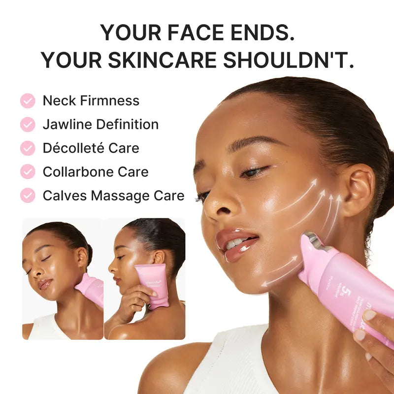 Revitalize Your Skin with Medicube's PDRN Collagen Gua Sha Neck Wrinkle Cream – Firming & Contouring Massage Cream with Built-In Gua Sha Massager for Youthful-Looking Skin