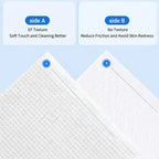 Ultra-Soft Disposable Clean Face Towels - Hypoallergenic Plant Fiber Washcloths, 50 Sheets/Box, Non-Toxic & Durable for Sensitive Skin