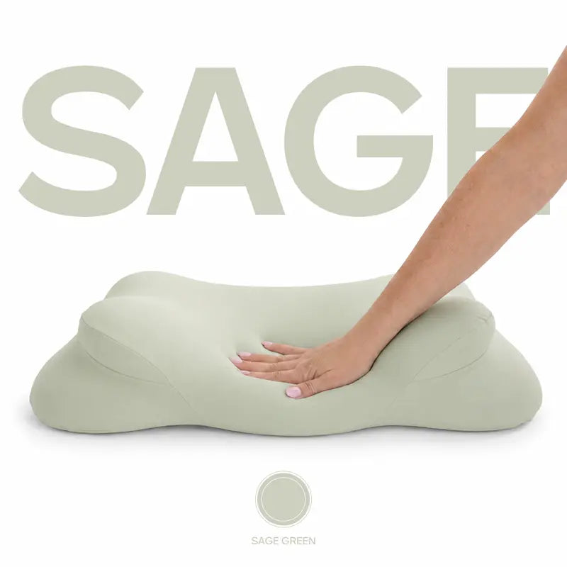 Mellow Sleep | Cloudalign Pillow + FREE Cooling Pillowcase - Ergonomic Cervical Pillow +Dual-Height Memory Foam with Cooling Pillowcase for Side Back & Stomach Sleepers Best Pillow 2025 Awarded