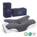 Vipfree Pro 2.0 Cooling Memory Neck Pillow, Adjustable Ergonomic Memory Foam Neck Pillows, Cervical Support