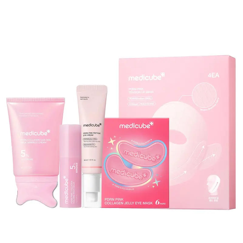 Revitalize Your Skin with Medicube's PDRN Collagen Gua Sha Neck Wrinkle Cream – Firming & Contouring Massage Cream with Built-In Gua Sha Massager for Youthful-Looking Skin