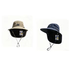Ultimate Unisex Breathable Sun Hat for Parents and Kids - Wide Brim with Neck Flap for UV Protection, Perfect for Hiking and Camping
