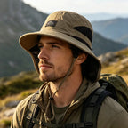 Ultimate Unisex Breathable Sun Hat for Parents and Kids - Wide Brim with Neck Flap for UV Protection, Perfect for Hiking and Camping