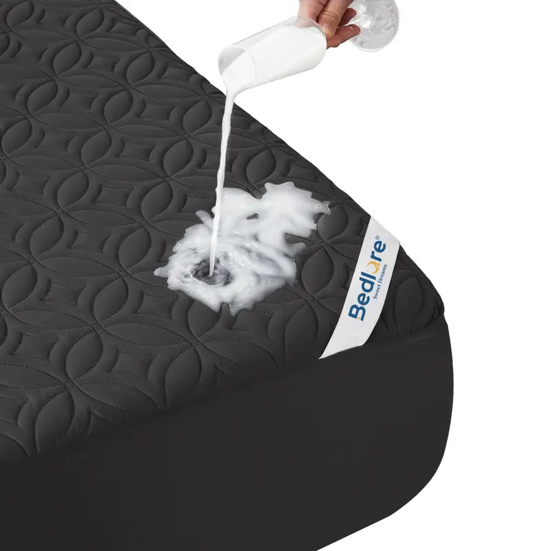 Transform Your Sleep with the BEDLORE Big Copper Coin Pattern Waterproof Mattress Protector – Soft, Dirt-Proof Fabric & Deep Pocket Fit for Ultimate Comfort!