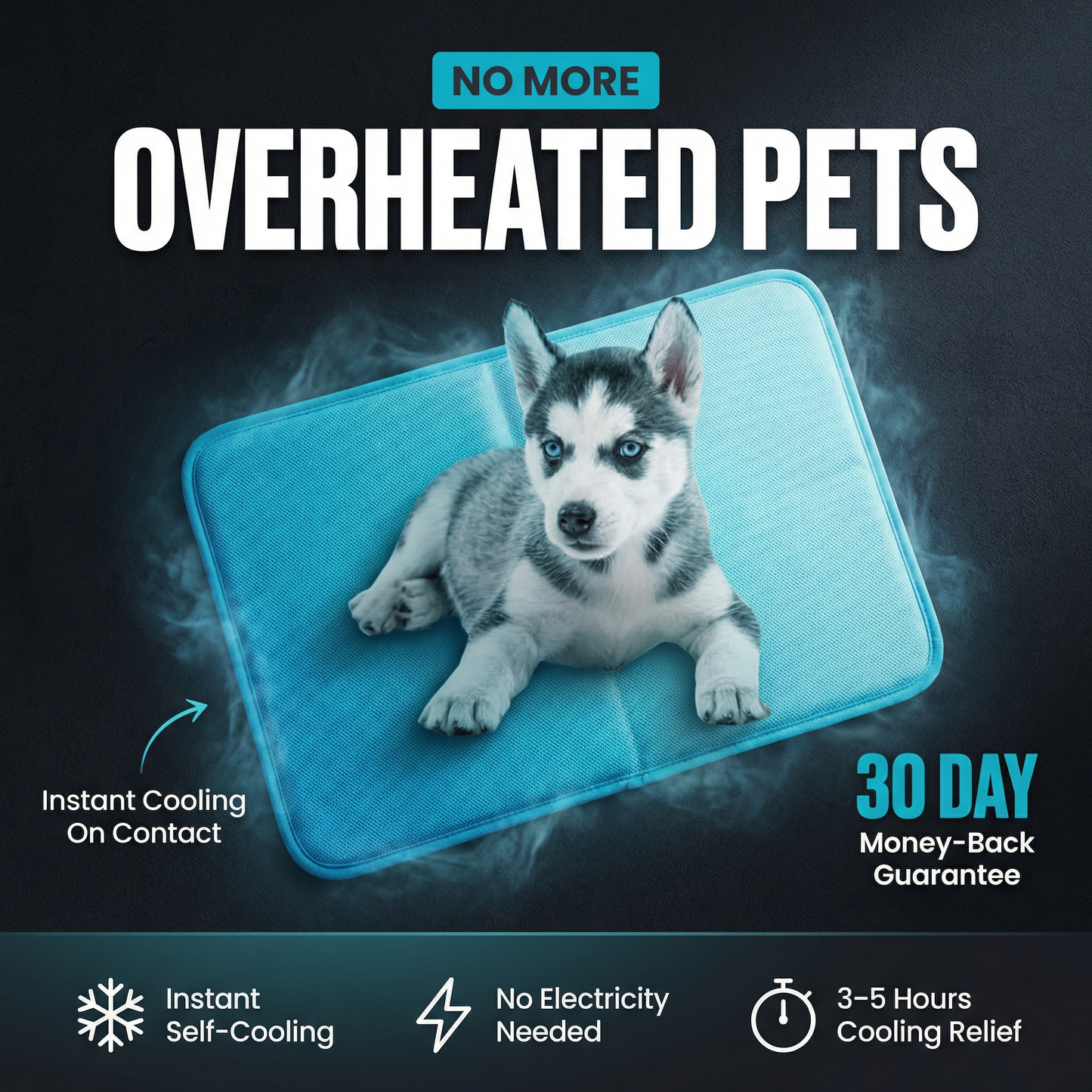 ChillPaws Self-Cooling Dog Mat - No Electricity Needed