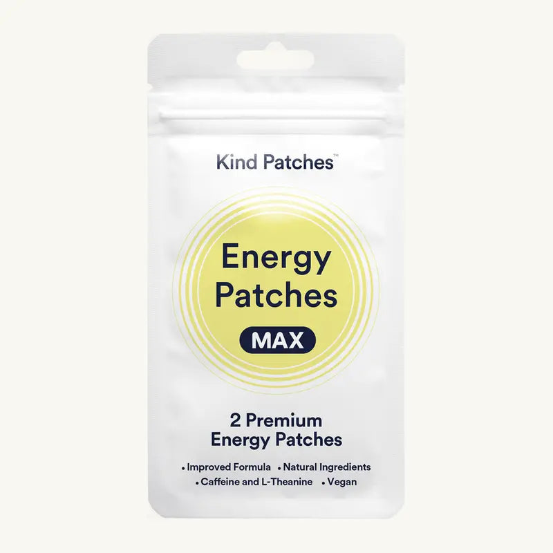 Unlock Your Energy Potential with Kind Patches | Energy MAX Mini Pack - 2 Premium Patches for Sustained Focus & Vitality!