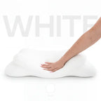 Mellow Sleep | Cloudalign Pillow + FREE Cooling Pillowcase - Ergonomic Cervical Pillow +Dual-Height Memory Foam with Cooling Pillowcase for Side Back & Stomach Sleepers Best Pillow 2025 Awarded