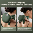 Revolutionary Electric Bionic Hand Massager - 3D Kneading & Heating for Ultimate Neck and Shoulder Relief, Portable & Rechargeable with Adjustable Speed Control