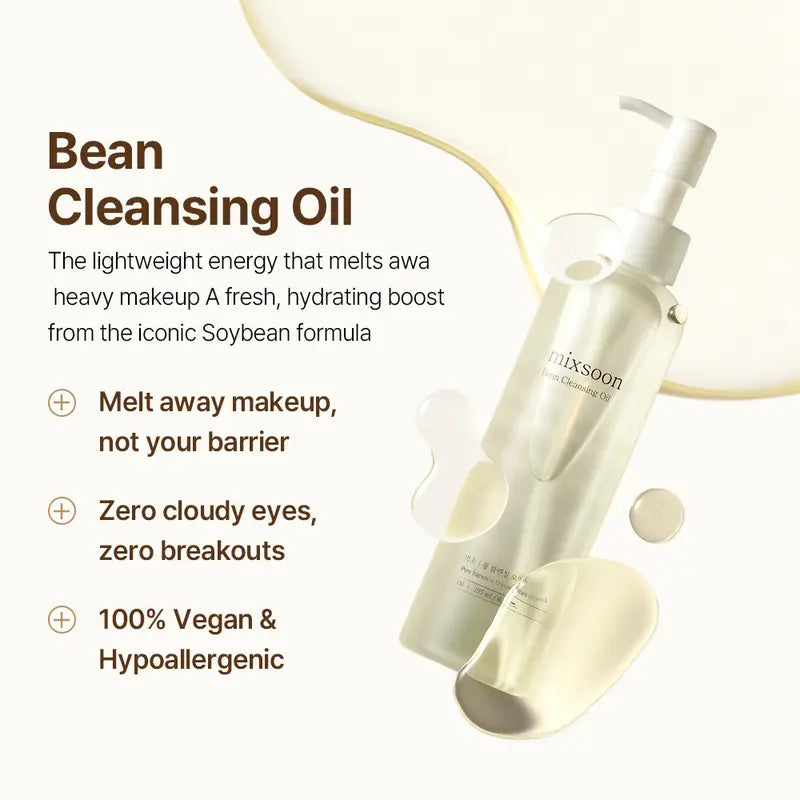 Mixsoon Hydration Full Care Set | Bean, Centella, Hyaluronic Acid, and Soybean Milk | 6-Step Daily Glass Skin Routine | Vegan-Certified Korean Skincare Collection