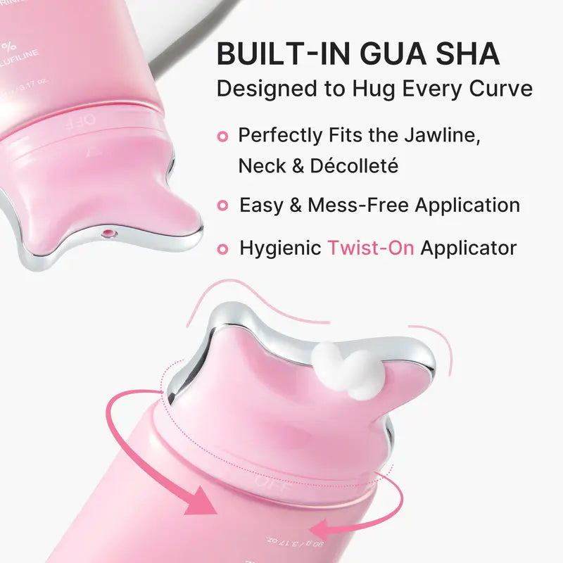 Revitalize Your Skin with Medicube's PDRN Collagen Gua Sha Neck Wrinkle Cream – Firming & Contouring Massage Cream with Built-In Gua Sha Massager for Youthful-Looking Skin